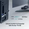 Wi‑Fi 6 Bluetooth PCIe-adapter TP‑LINK Archer TX10E AX900 — PCIe‑kaart, AX900 Wi‑Fi 6, Bluetooth