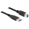 USB-kabel DeLOCK 85069 USB 3.2 Gen 1 3 m USB A USB B zwart
