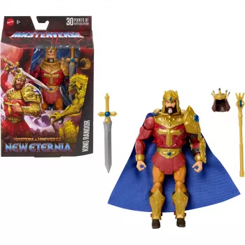 Actiefiguur MATTEL Masterverse King Randor JBP79 — verzamelbare, beweegbare figuur