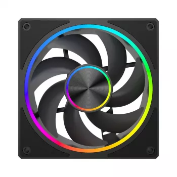 Behuizingsventilator MODECOM VOLCANO LOOP 120 ARGB, 120 mm, PWM, 400–1400 t/min, zwart