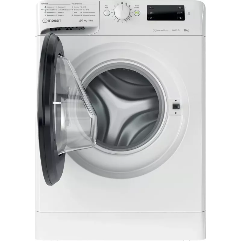 Wasmachine INDESIT MTWE81495WBPL 8 kg, 1400 t/min, energie-efficiëntieklasse B