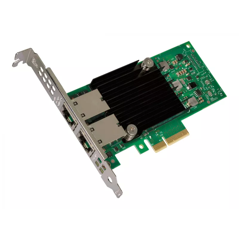 Intel Ethernet Converged Network Adapter X550-T2 - netwerkadapter - PCIe 3.0 x4 low-profile - 10Gb Ethernet x 2 (X550T2BLK)