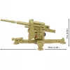 Cobi bouwstenen modelbouwpakket 8,8 cm Flak 18 – 232 onderdelen, schaal 1:35