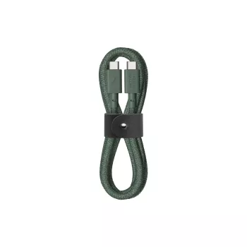 USB-C-naar-USB-C-kabel van Native Union Belt kabel 1,2 m groen