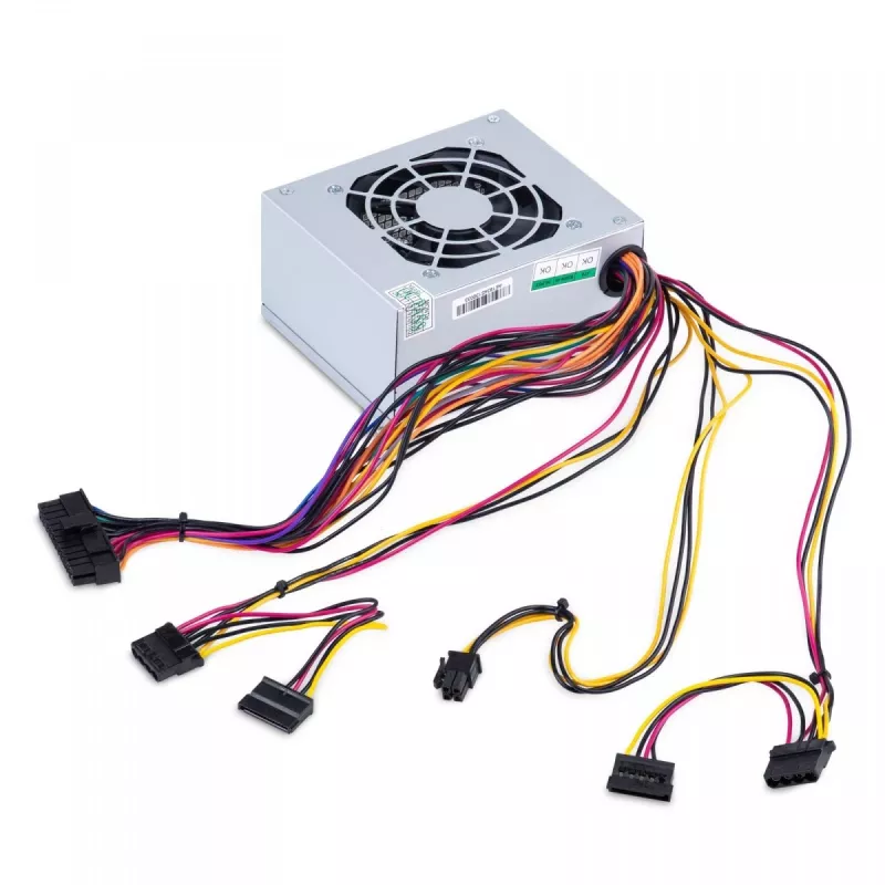 Akyga AK-S1-300 300 W SFX-voeding, passieve PFC, 80mm-ventilator, zwart