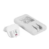 Akyga AK-CH-31 platte GaN-USB-oplader 65 W, USB-C PD + USB-A, wit
