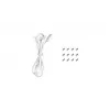 DeepCool FL12R WH 3-in-1 Reverse 120 mm behuizingsventilatoren, 3 stuks, 500-2150 tpm, 93,45 m³/u, vloeistofdynamisch lager, 4-pins PWM, 33,9 dB, wit