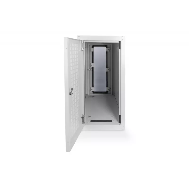 Digitus Computerbehuizing met glazen deur, rolbaar, afsluitbaar, met ventilatiesleuven