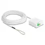 DELOCK optische glasvezel-aansluitdoos 2 x SC/APC Simplex met 30 m G.657.A1 dropkabel-set