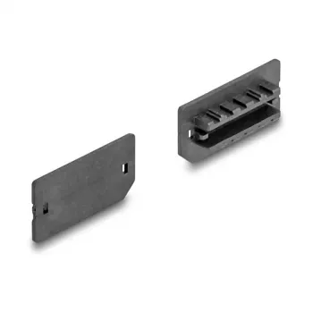 DeLOCK stofkap voor USB Type-E Key A of Key B bus 10 stuks zwart