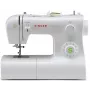 Naaimachine SINGER Tradition 2273 — halfautomatisch, 23 steken, 4-staps knoopsgat, vrijarm, wit