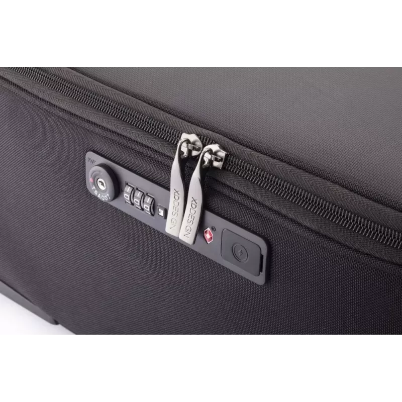 Tas/rugzak met wielen XD Design Bobby Trolley zwart P705.771