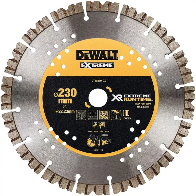 DeWALT DT40260-QZ haakse slijper accessoire doorslijpschijf