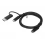 Lenovo 4X90U90618 USB-kabel USB 3.2 Gen 1 (3.1 Gen 1) 1 m USB A/USB C USB C Zwart