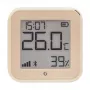 Temperatuur- en vochtigheidssensor Shelly H&T Gen3 WiFi - compacte draadloze omgevingssensor (mokka)