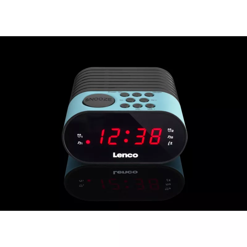 Klokradio Lenco CR-07 zwart blauw