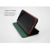 Smart folio case VixFox voor Huawei P20 — bosgroene beschermende folio-hoes