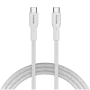 CANYON kabel OnWire 60CL C-C 60W COLOR gevlochten 1m wit