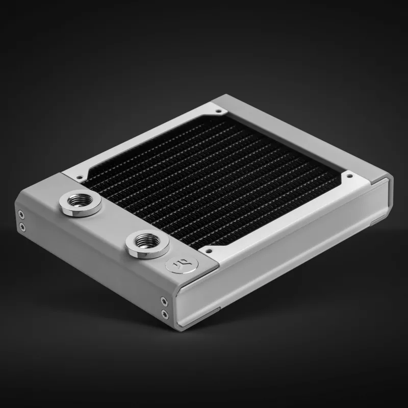 Radiator EK Water Blocks messing koper roestvrij staal wit