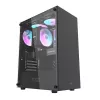 Computerbehuizing Darkflash DK100 (zwart)