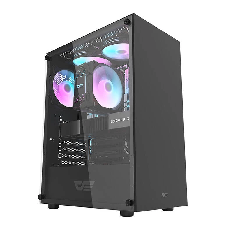 Computerbehuizing Darkflash DK100 (zwart)