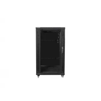 Lanberg FF01-6822-12B Rackkast 22U vrijstaand Zwart