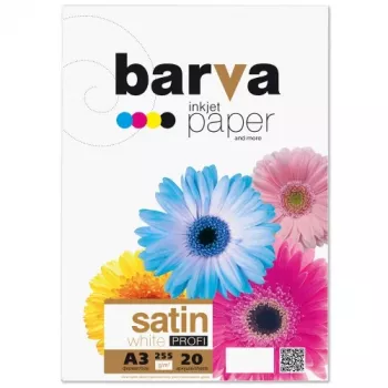 Fotopapier wit satijn BARVA 255 g/m², A3, 20 vel