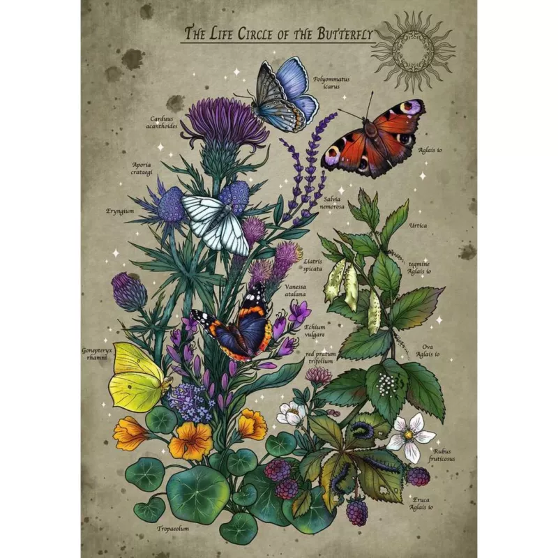 Ravensburger puzzel Circle of Life Butterfly 1000 stukjes