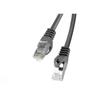 Lanberg Cat6 netwerkkabel RJ-45 naar RJ-45 PCF6-10CC-0500-BK, 5 m, F/UTP, 250 MHz, zwart