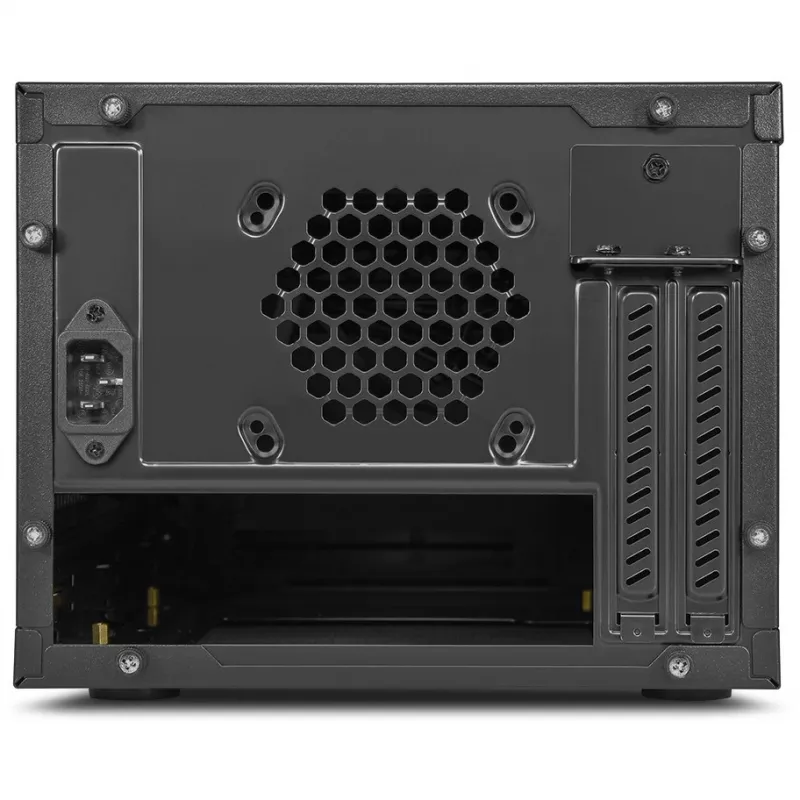 Sharkoon QB One zwart - Midi/Minitower ITX, Mini-ITX 3,5 - PC-/Server voeding koeler - USB, USB 2.0, USB 3.0