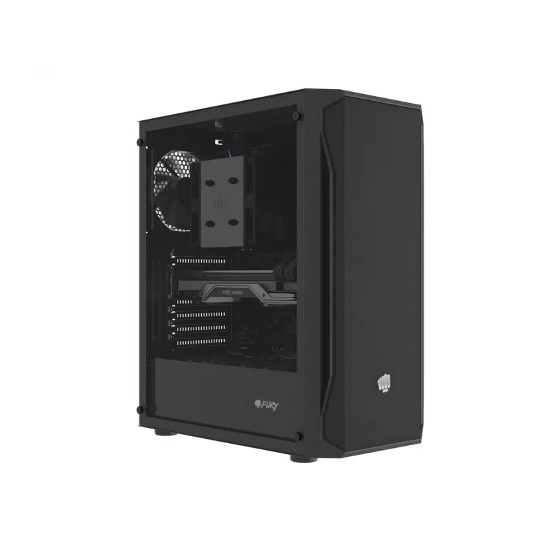 Natec Fury Shobo SH4F - pc-behuizing - tower - zwart