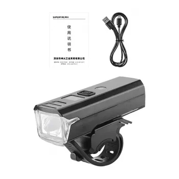 Fiets LED-voorlicht Superfire D6 (model BL56-B) — compact oplaadbaar fietslicht