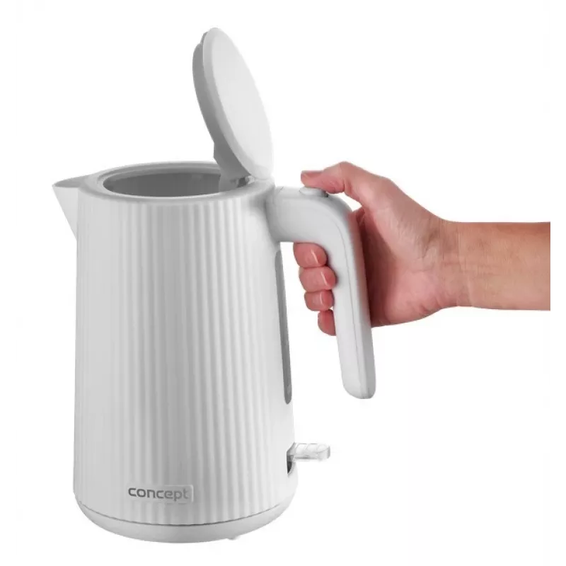 Waterkoker Concept Solution RK2390, kunststof behuizing, 1,7 L, wit