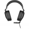 Headset CORSAIR HS65 SURROUND bedrade gaming-headset, over-ear, 3,5 mm + USB-adapter, 32 Ω, 282 g, carbon