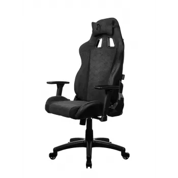 Console-gamingstoel Arozzi Avanti Dark Grey SoftFabric — gevoerde zitting, max. belasting 120 kg