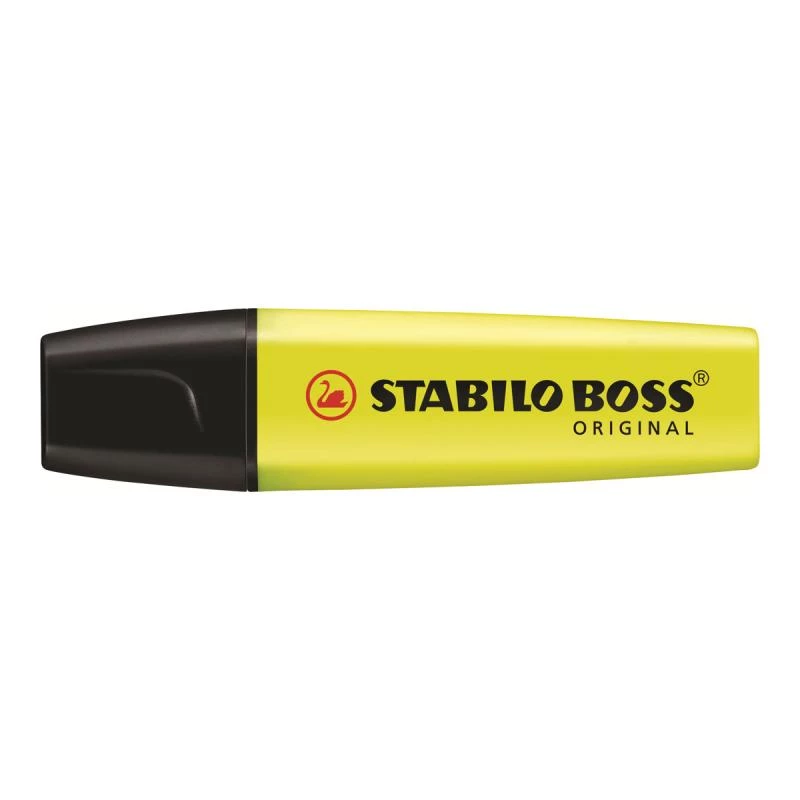 Marker STABILO BOSS Original beitelpunt geel