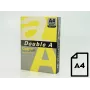 Kleurpapier Double A, 80 g, A4, 500 vel, Lemon