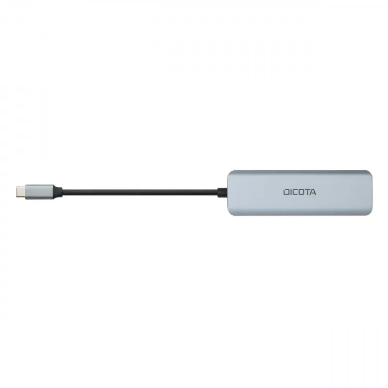 USB Type-C hub DICOTA D32061 10000 Mbit/s zilver