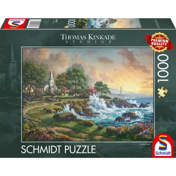 Thomas Kinkade Studios: Kleinod am Meer, puzzel 1000 stukjes