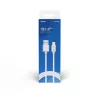 USB 2.0-kabel SAVIO CL-168, USB A (stekker) naar USB C (stekker), 3 m, wit