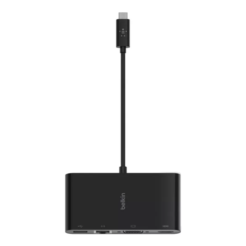 Belkin AVC005BTBK interfacehub USB 3.2 Gen 1 (3.1 Gen 1) Type-C zwart