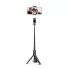 Tech-Protect L05S selfiestick met statief, LED-lamp en Bluetooth-afstandsbediening