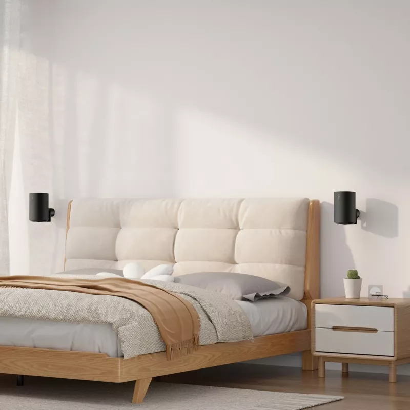 Wandbeugel MACLEAN MC-495 voor 2x Sonos ERA luidsprekers, verstelbare hoek, robuust