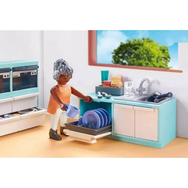 Keuken Playmobil My Life Kitchen 71608 veelkleurig kunststof 4-10 jaar