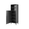 Opbergkast cama meble ABETO 60×40×176,5 cm grafiet/glanzend grafiet