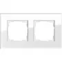 Gira Esprit 2-voudig frame, glas wit