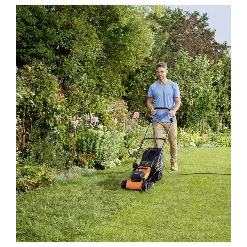 Elektrische grasmaaier 1400W BEMWP340 BLACK+DECKER