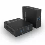 Lindy 100m USB 3.2 Gen 1 Cat.6A HDBaseT-extender, zender & ontvanger, bedraad, 100 m, Cat6a, zwart, metaal