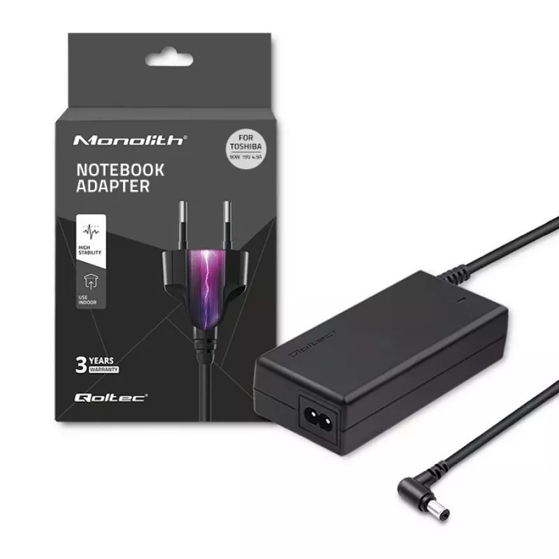 Qoltec 50076 90W voeding/adapter binnen zwart