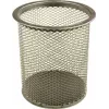 helit Pen Cup Mesh H2518100 9x10cm rond enkele uitvoering metaal zilver (H2518100)